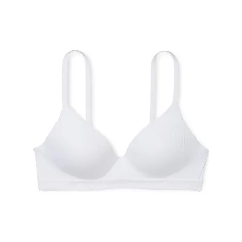 Victoria's Secret THE T-SHIRT Lightly Lined Wireless Bra/VS White Bra Women's White