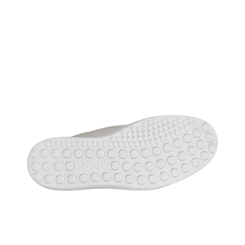 Ecco Low Top Skateboard Shoes Men's White-3