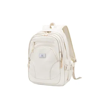 V.NINE Fabric Back To School Backpack For Women's Large Size Women's Beige Bunny White/Fragrant Glutinous Purple
