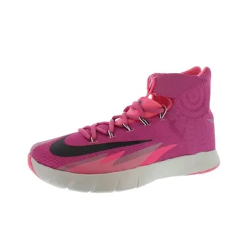 Nike Air Zoom Generation Zoom Hyperrev Cushioning Wear Resistant High Top Basketball Shoes Men's Pink