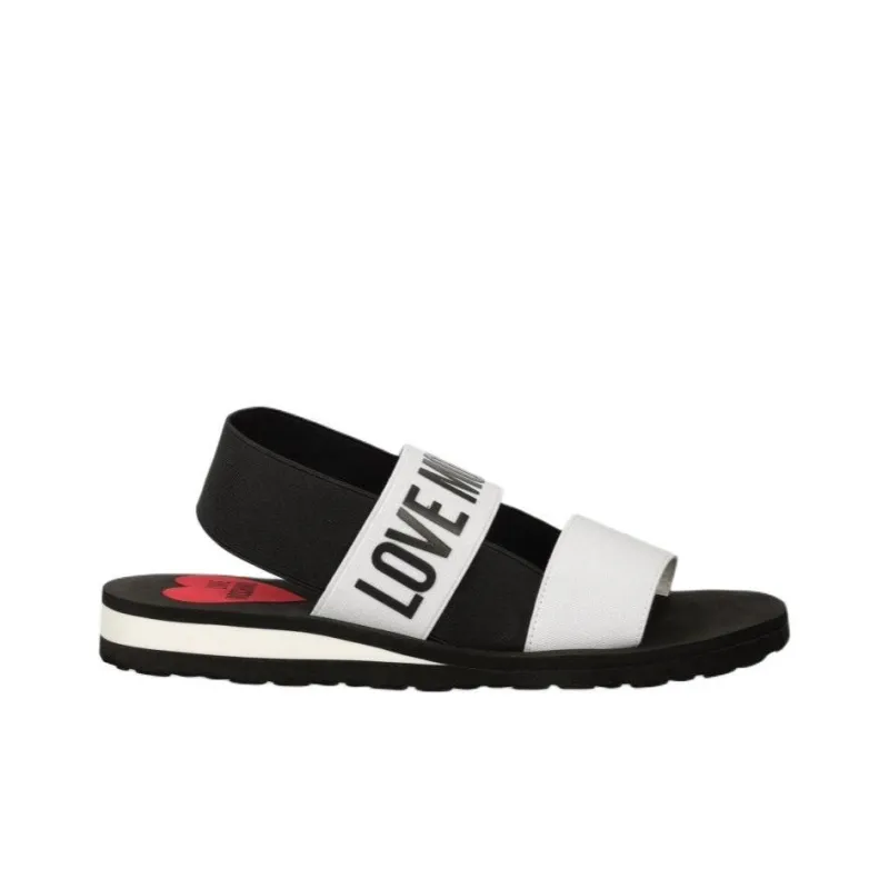 LOVE MOSCHINO Casual Sandal Women's White Black-1
