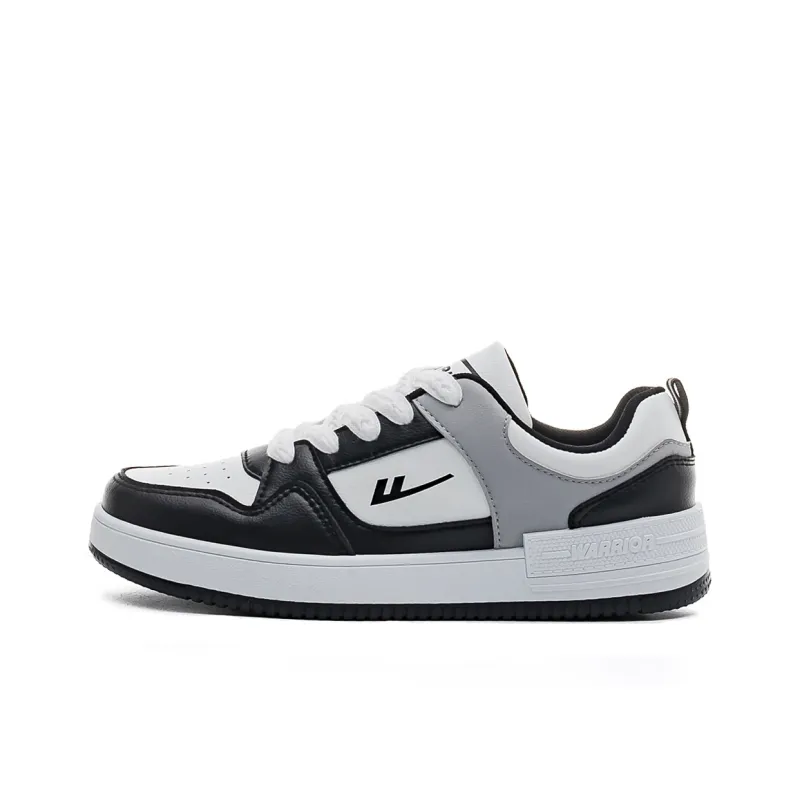 Warrior Slip Resistant Cushioning Wear Resistant Lightweight Breathable Low Top Skateboard Shoes Unisex Ecru-0