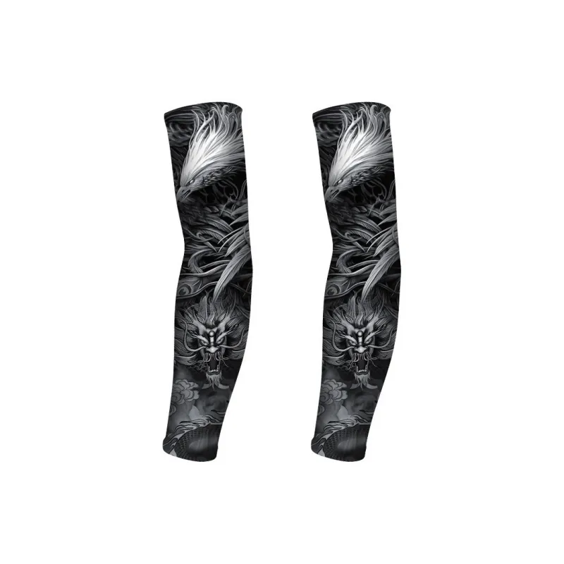 GXT Other Riding Equipment Cycling Arm Warmers Outdoor Unisex Shredded Milk/ice-6