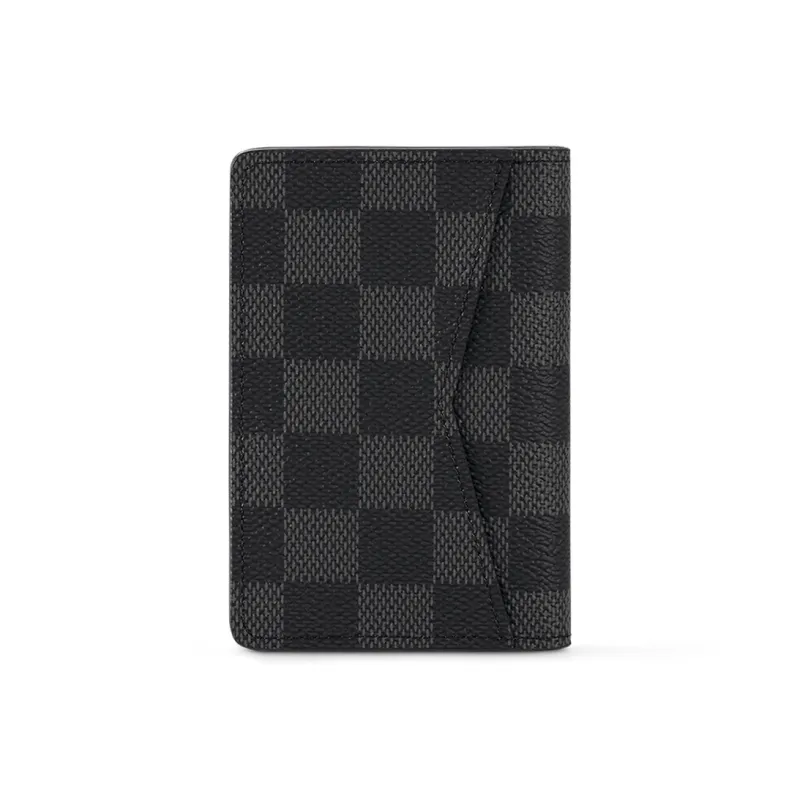 LOUIS VUITTON Pocket Organizer Damier Graphite-2