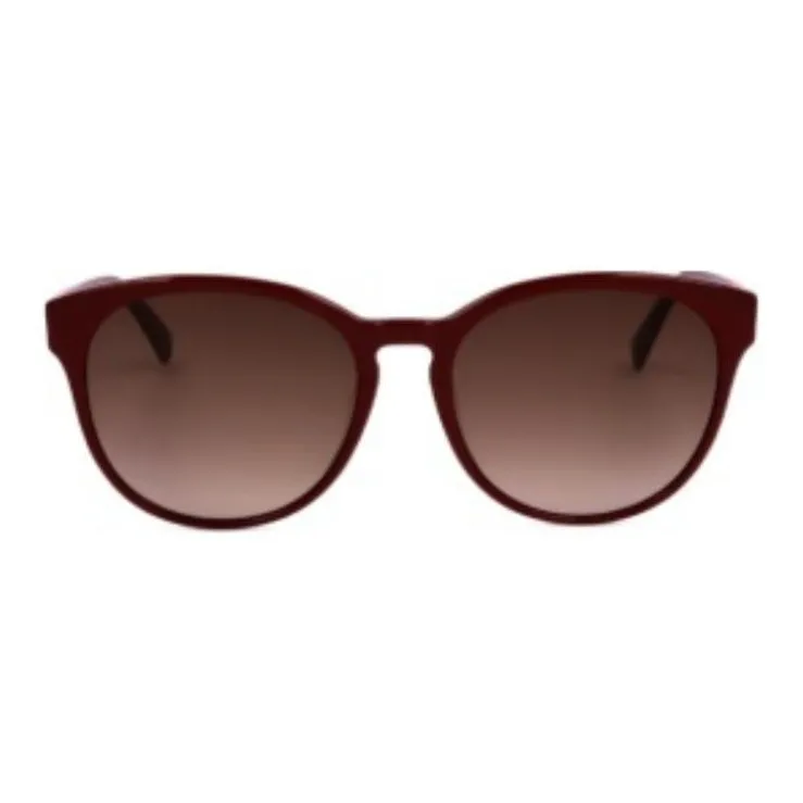 LONGCHAMP Butterfly Sunglasses Women's Deep Red-1