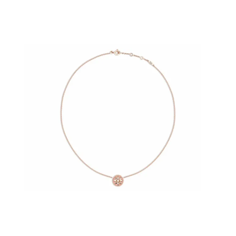 DIOR 18K Rose Gold Necklaces Women's-0