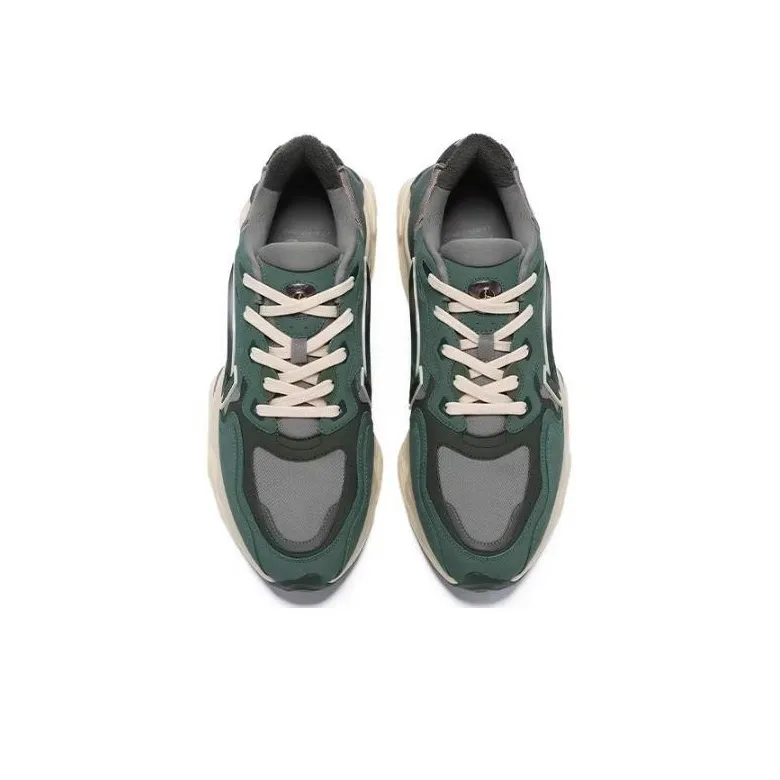 LI NING 1990 Lava Cushioned Slip Resistant Abrasion Resistant Low Top Casual Shoes Men's Jasper-2