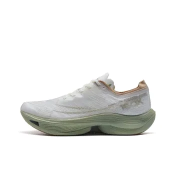 XTEP 160X 5.0 Support Wear Resistant Low Top Running Shoes Men's Sail White/Stone Moss Green