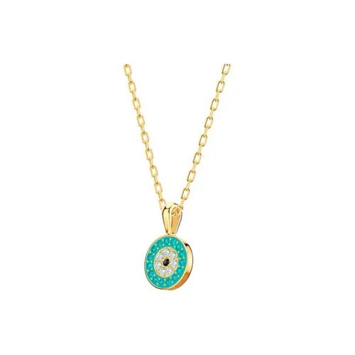 Swarovski Necklaces Women's Green Gold