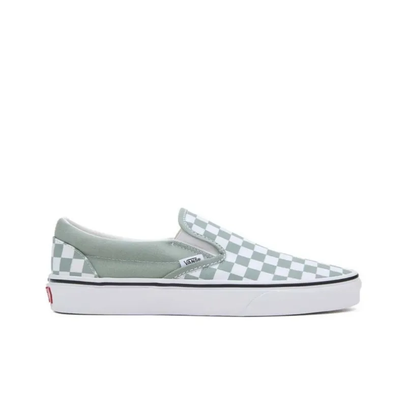 Vans Classic Slip On 'Color Theory Checkerboard   Iceberg Green'-1