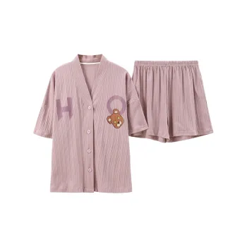 Follow The United States Pajama Set Women's Pastel Pink
