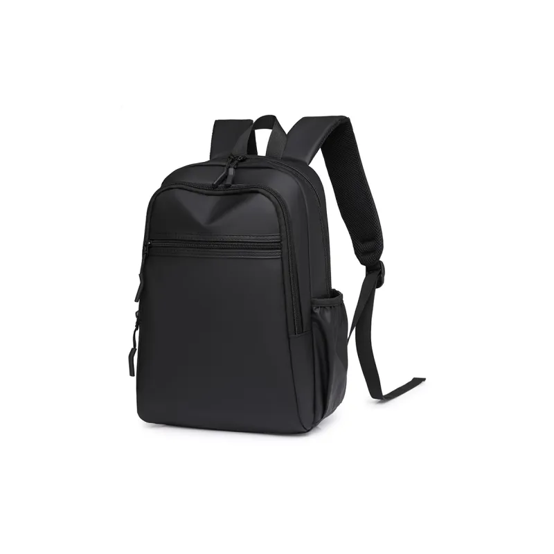 KINGSONS PU Backpack Men's Gray/Black/Green-7