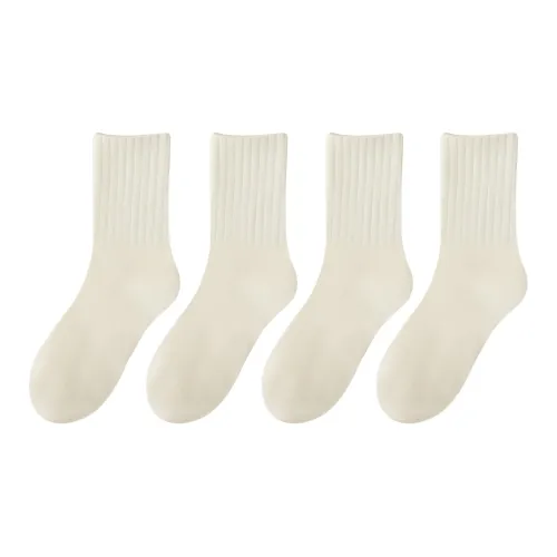 XXLLG Mid Calf Socks Women's 4 Pack