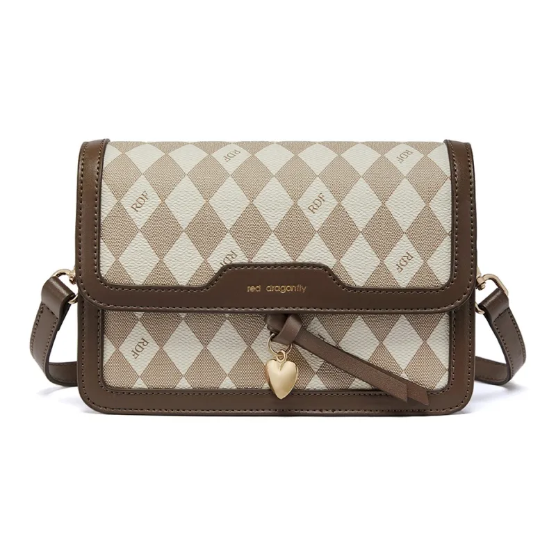 RED DRAGONFLY Pvc Small Square Bag Shoulder Bag Regular Women's Brown/Dark Coffee/Coffee-9