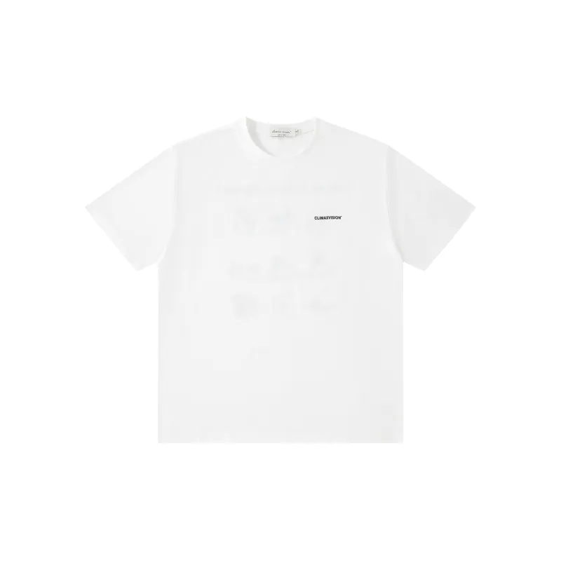 CLIMAX VISION T Shirt Unisex White-1
