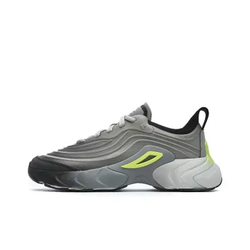 FILA FUSION Ray 4 Anti Slip Wear Resistant Low Top Casual Shoes Men's Silver