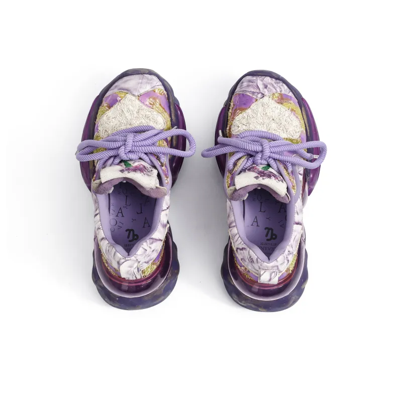 VINYVIOLA Cushioned Wear-Resistant Height Increasing Low-Top Chunky Sneakers Women's-9