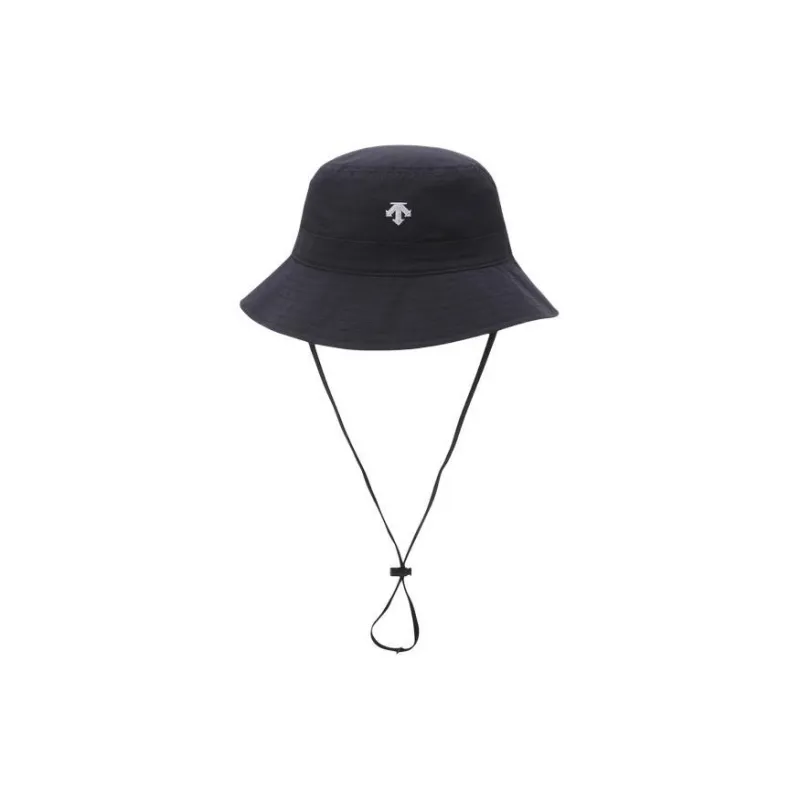 DESCENTE Nylon Bucket Hats Unisex Black-1
