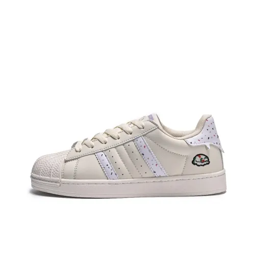 HUANAI Skateboard Shoes Women's Low-Top White