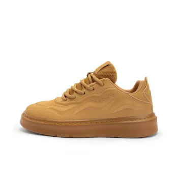 Seattle Palm Anti Slip Wear Resistant Low Top Skateboard Shoes Men's Brown