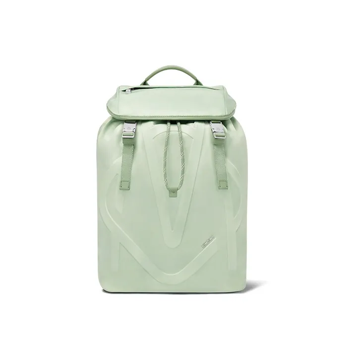 RIMOWA Recycled Nylon With Leather Backpack Large Size Men's Green-0