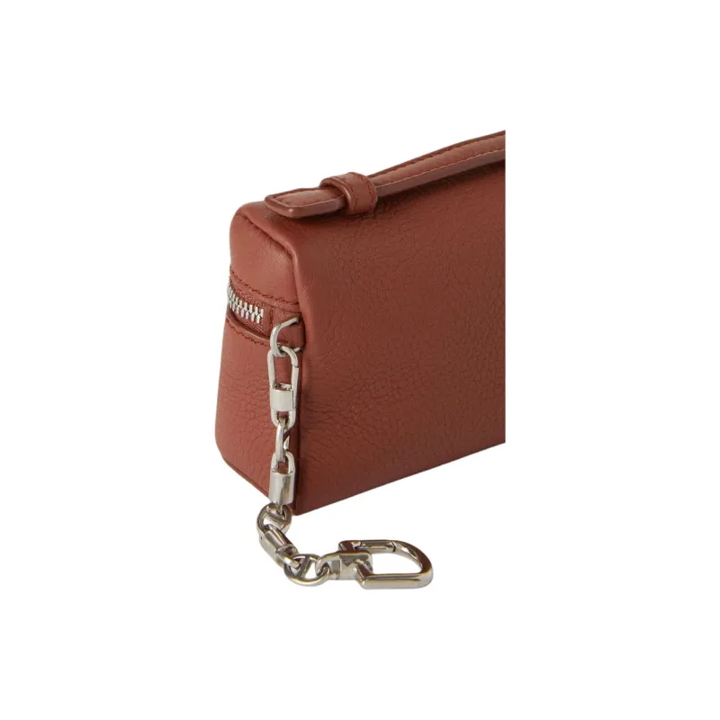 Loro Piana ExtraPocket Calfskin Charm Bag Accessory Women's Red Brown-3