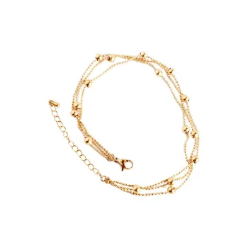 CHIEMOT Titanium Steel Anklets Women's