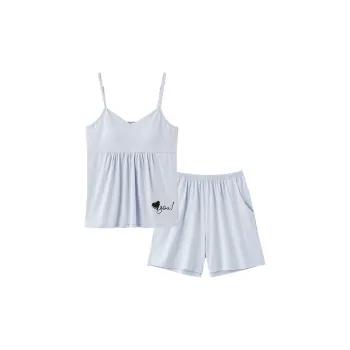 White Ran Women's Pajama Sets