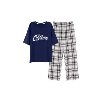 Mulong Family Pajama Set Women's Dark Blue