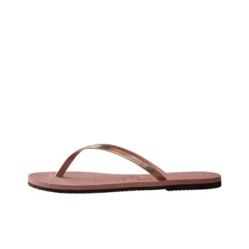 Havaianas You Metallic Abrasion-Resistant Flip Flops Women's Pink