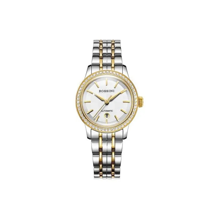 ROSSINI Mechanical Movement Watch Women's Watch White Dial-0