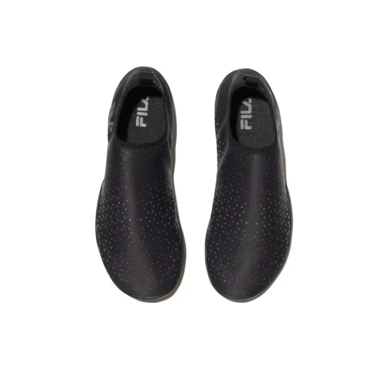FILA Slick Aqua Abrasion Resistant Breathable Low Top Outdoor Shoes Unisex Black-3