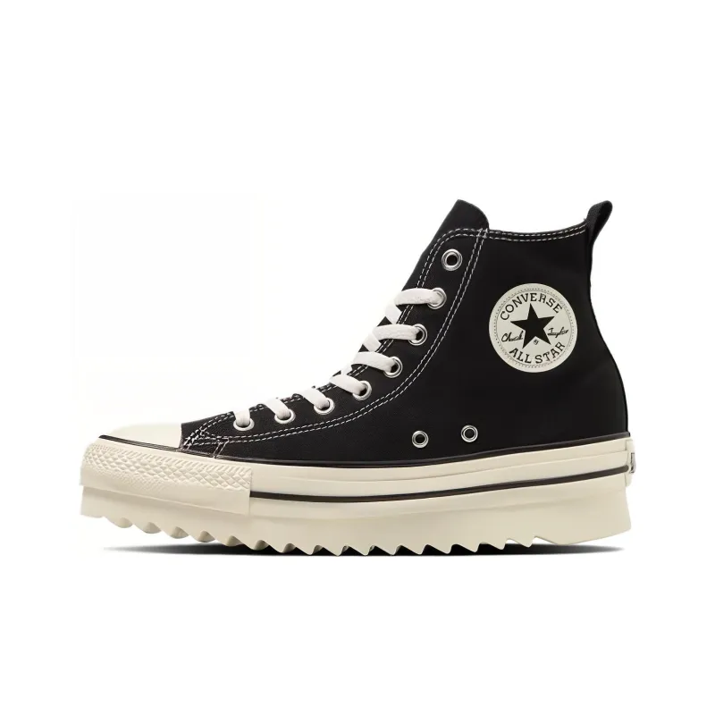 Converse All Star Sharksole Hi Wear resistant And Lightweight High Top Canvas Shoes Unisex Black Japan Version-1