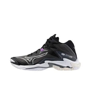 Mizuno Wave Lightning Z 8 MID Anti Slip Wear Resistant Mid Top Training Shoes Unisex Black