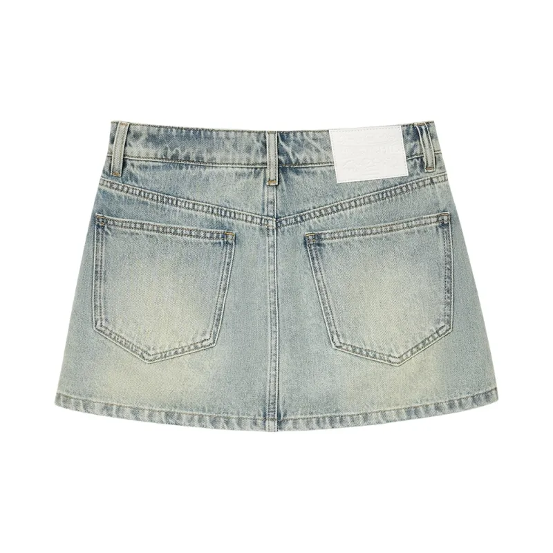 LINCchic Denim Short Skirts Women's-4
