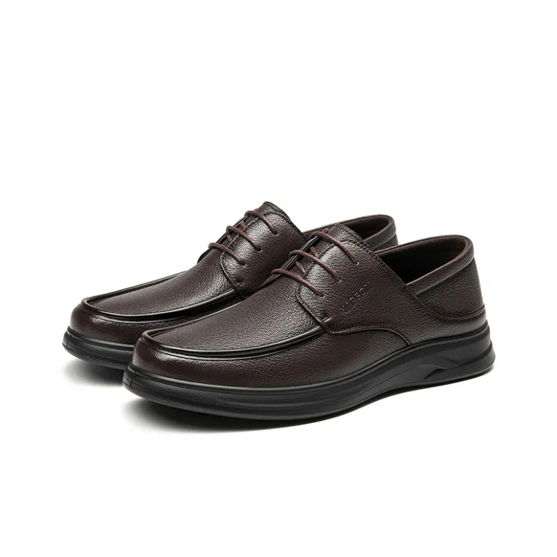 HARSON Derby Shoes Casual Leather Shoes Men's-6