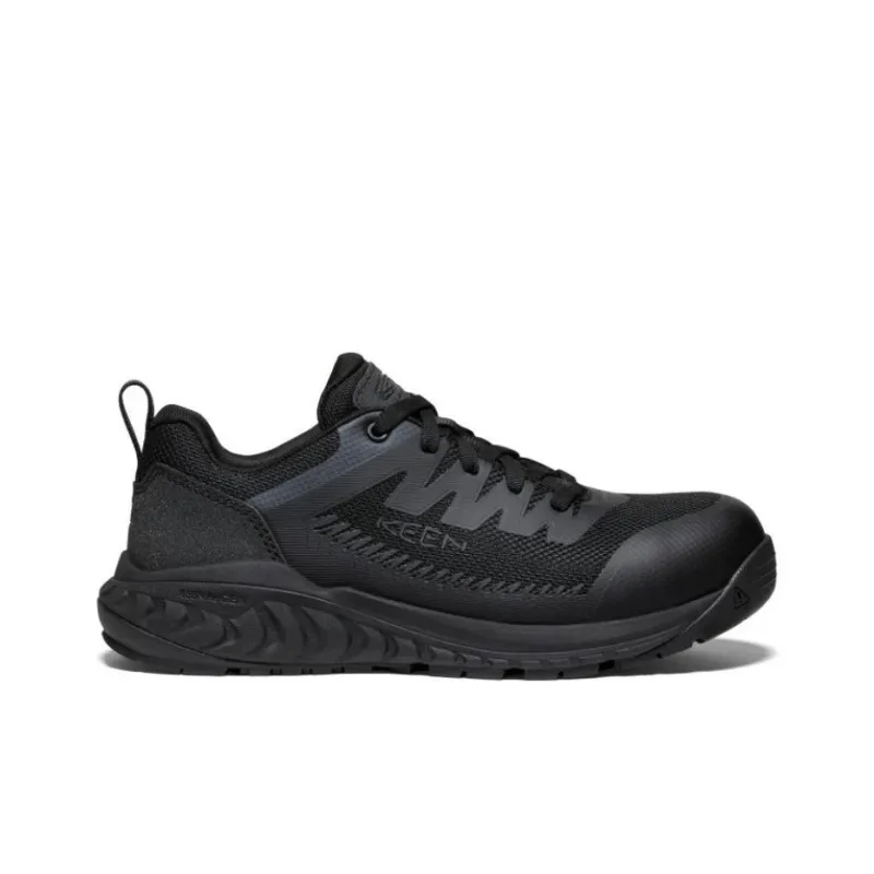 KEEN ARVADA ESD Arvada ESD Shock Absorbers With Slip Resistant Features Low Top Casual Shoes Men's Black-1