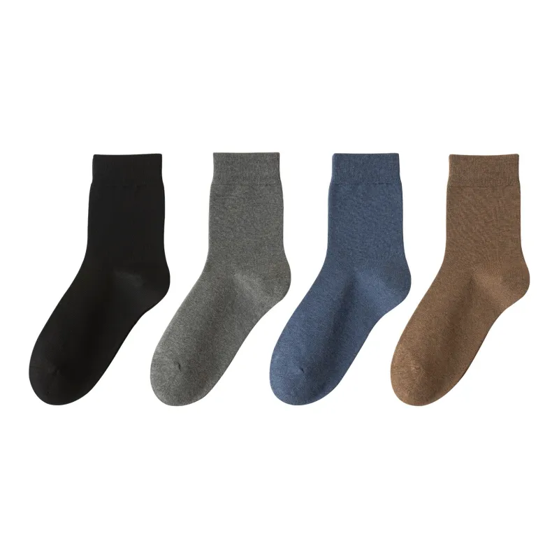 XXLLG Mid Calf Socks Men's 4 Pack-8