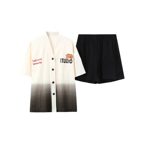 Follow The United States Pajama Set Women's Cream Apricot