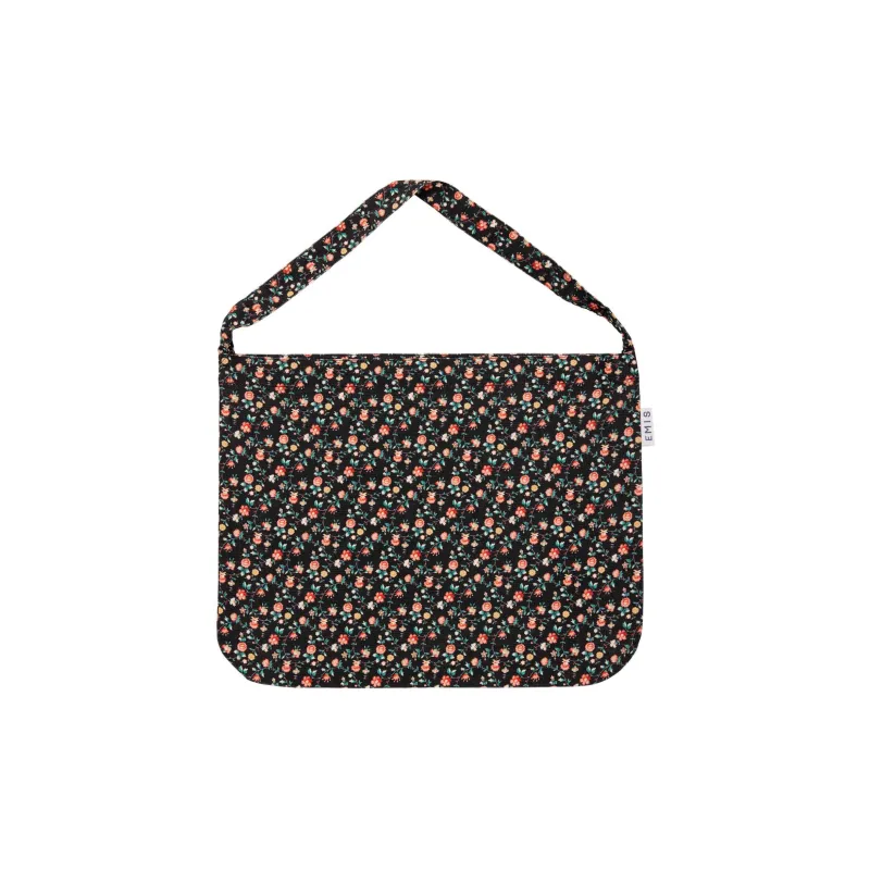 Emis Cotton Handbag Unisex Black-0