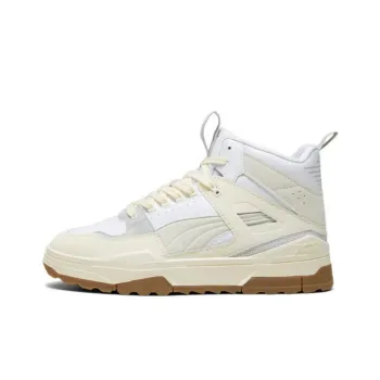 PUMA Slipstream HI XTREME Anti-Slip And Wear-Resistant Breathable Mid-Top Casual Shoes Unisex White Gray