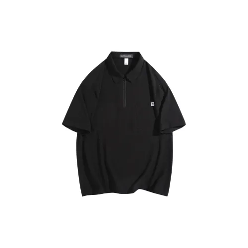 SCREWLOOSE Polo Shirts Unisex Black