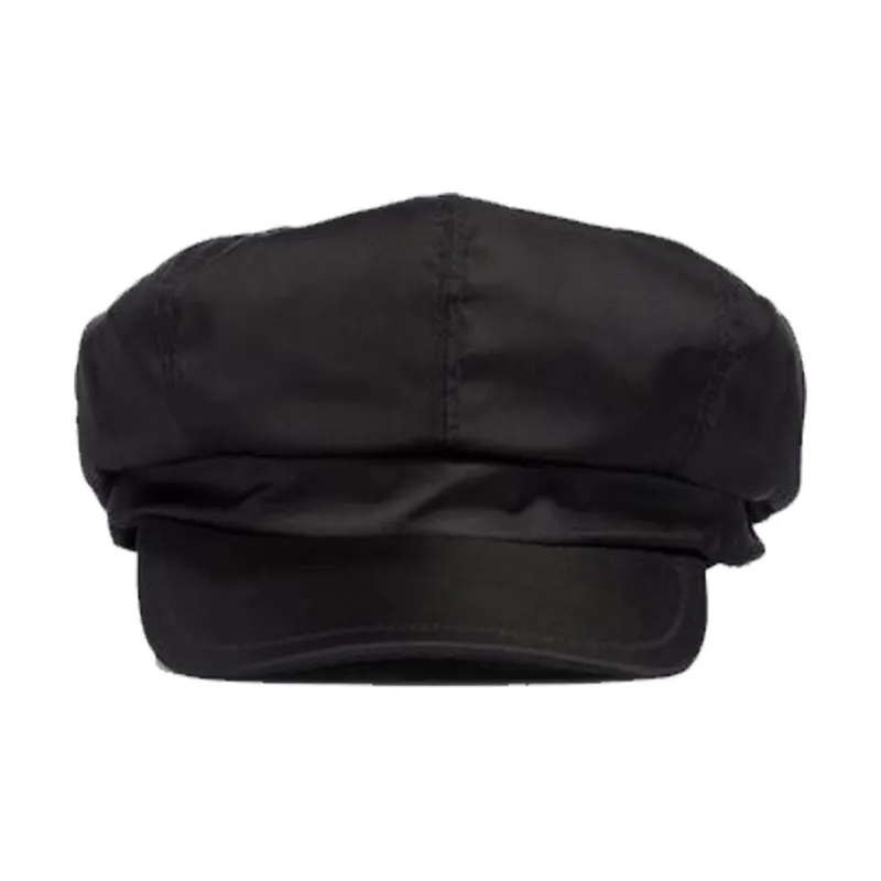 PRADA Recycled Nylon Berets Women's Black-1