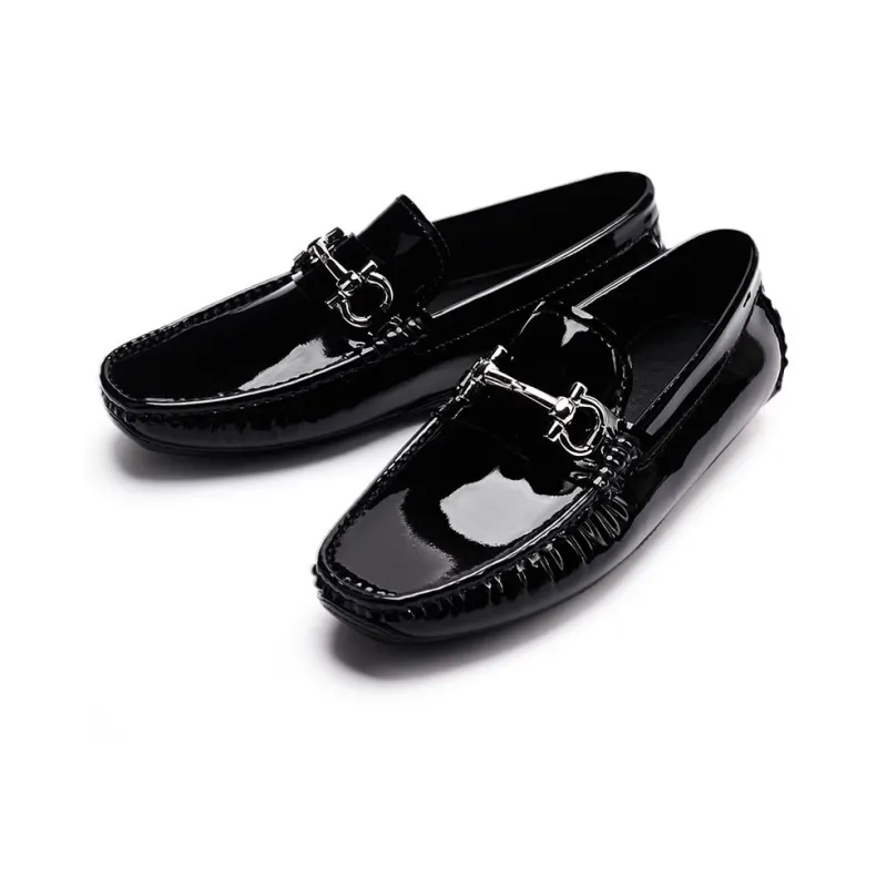 Voguhomme Men's Casual Shoes Men Low Top Black-3