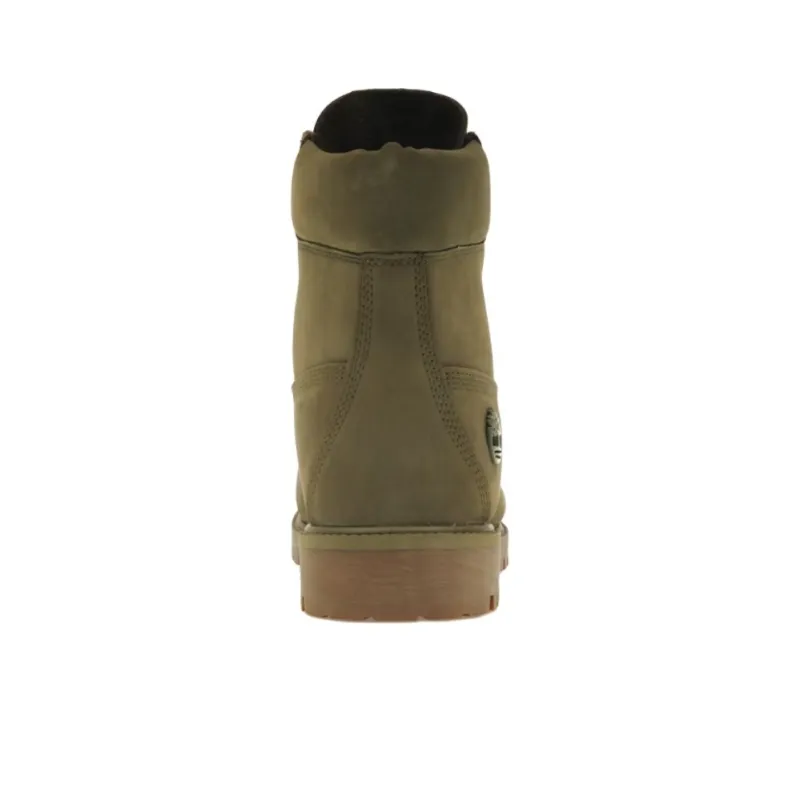 Timberland 6' Heritage Premium Waterproof Boot Olive Nubuck-4