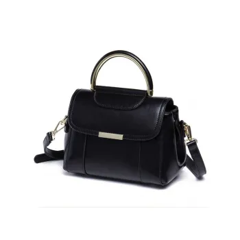 H YXIANG Cow Leather One Shoulder Handbags Regular Women's Black/Pink/Brown