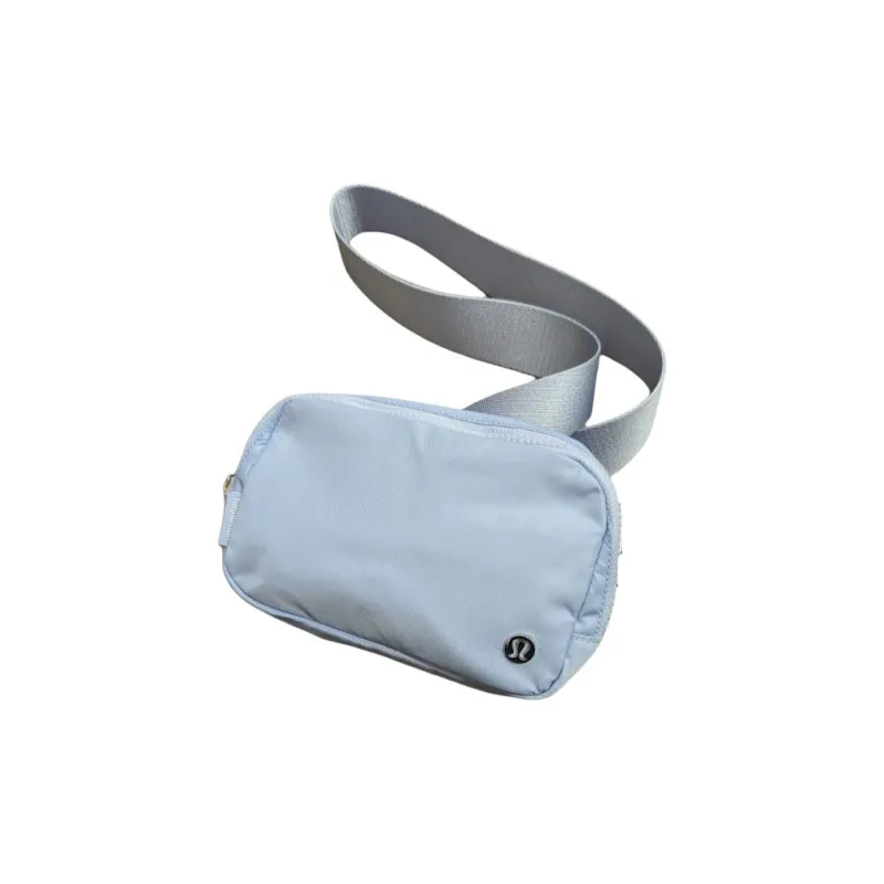 Lululemon Everywhere Recycled Polyester One Shoulder Crossbody Fanny Pack Women's Light Blue-0