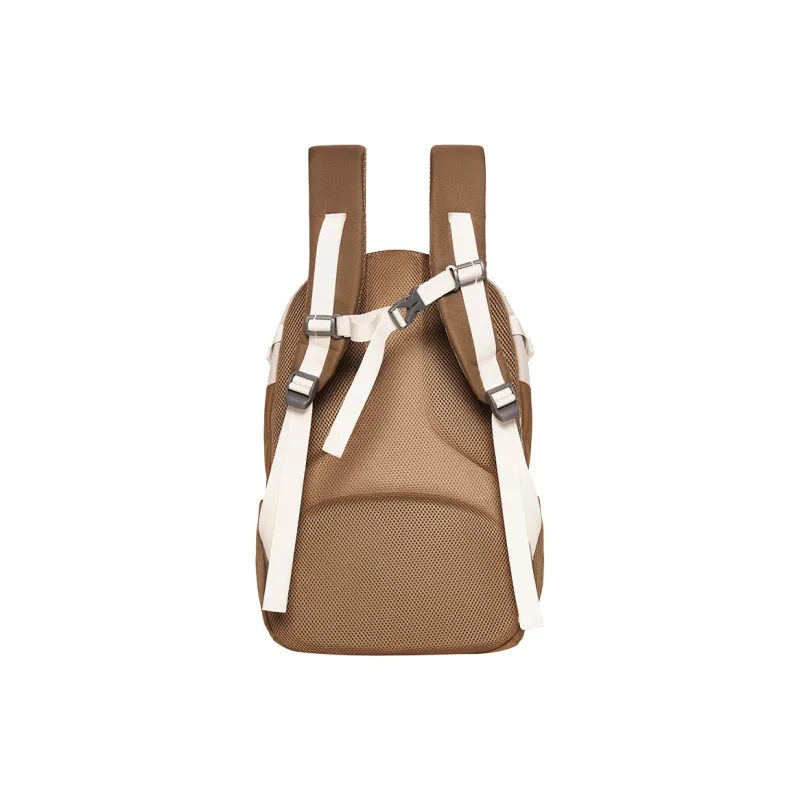 PEAK 300D Dobby Fabric Backpack Unisex Camel/Jasper/Black White-2