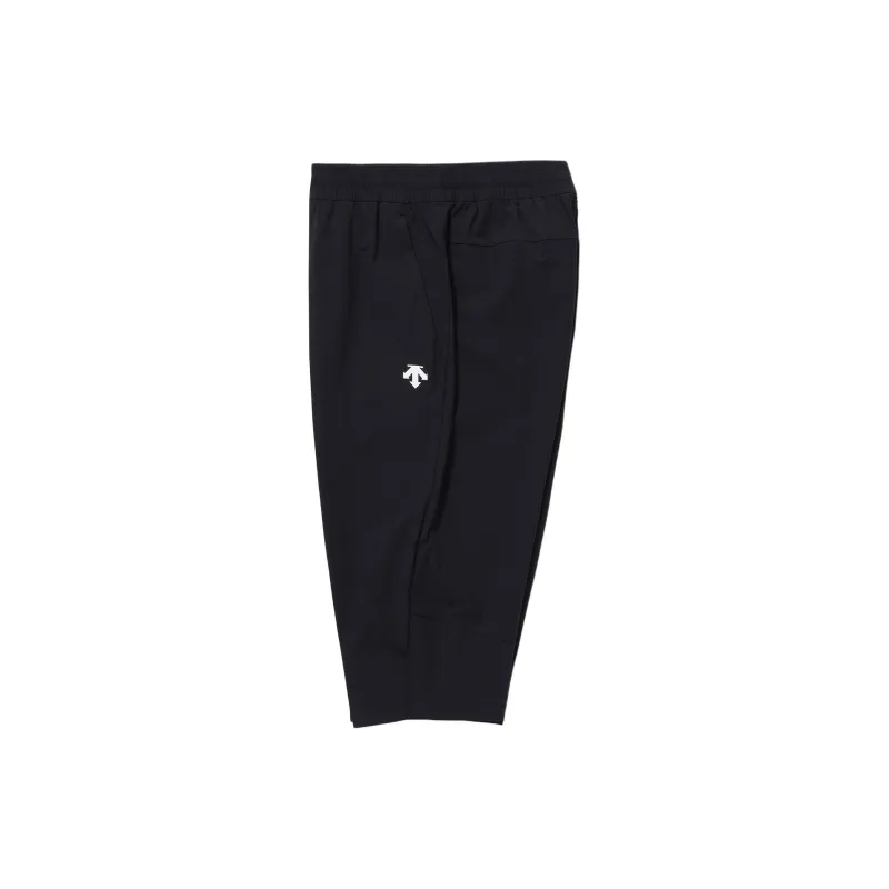 DESCENTE BTF Team 3/4 Stretch Woven Pants Casual Shorts Unisex Black-2