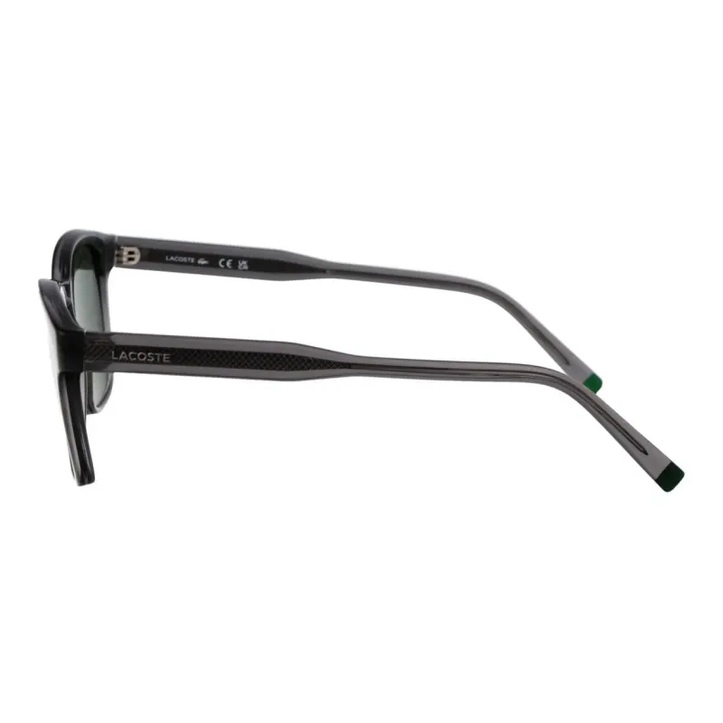 LACOSTE Acetate Square Sunglasses Men's Gray-3